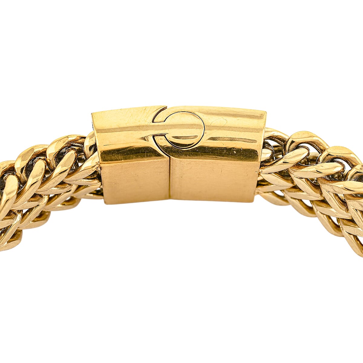 Foxtail Chain Bracelet in ION Plated YG Stainless Steel (8.50 In) image number 4