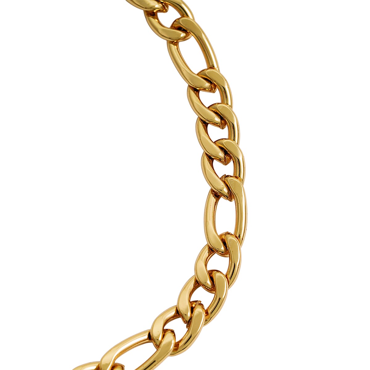 Figaro Chain Bracelet in ION Plated YG Stainless Steel (8.50 In) image number 3