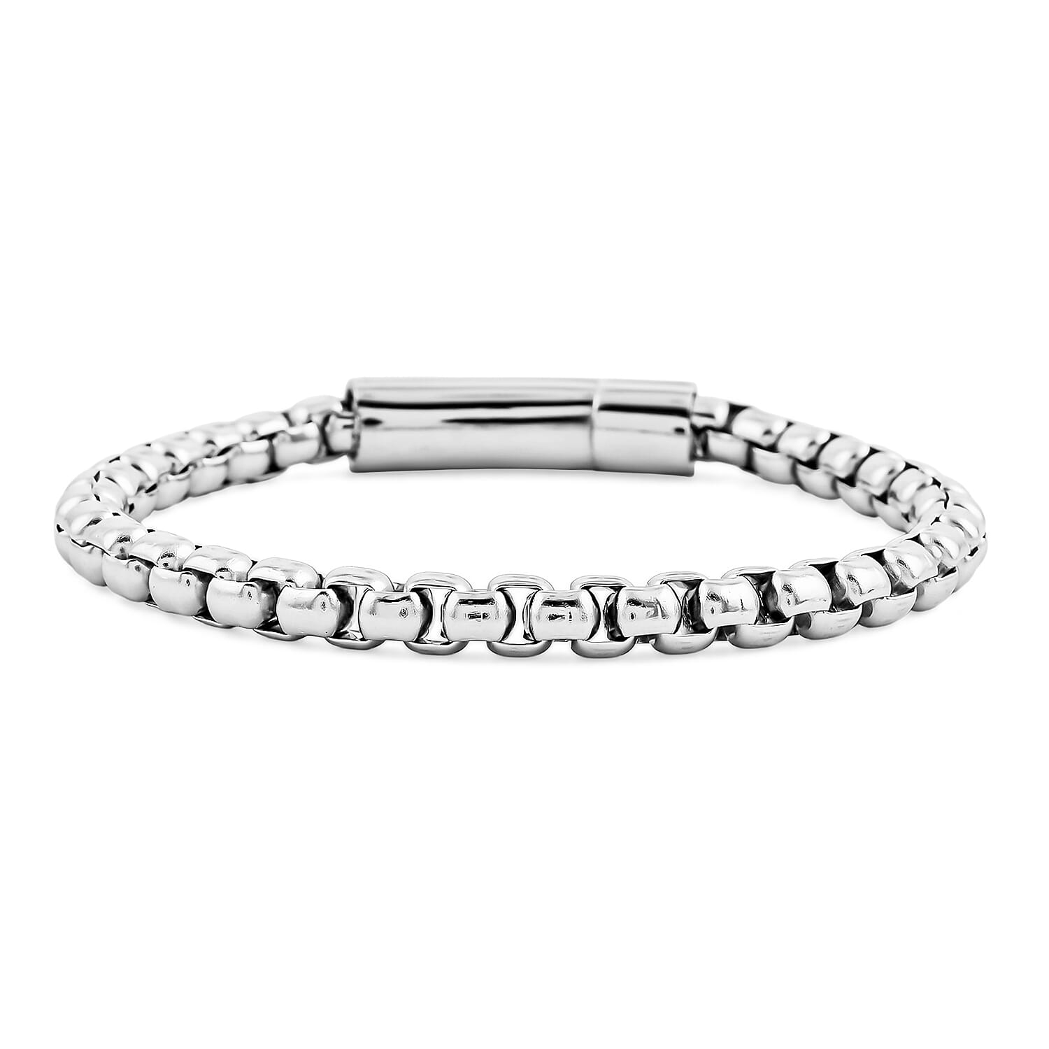 Fancy Chain Bracelet in Stainless Steel (8.00 In)