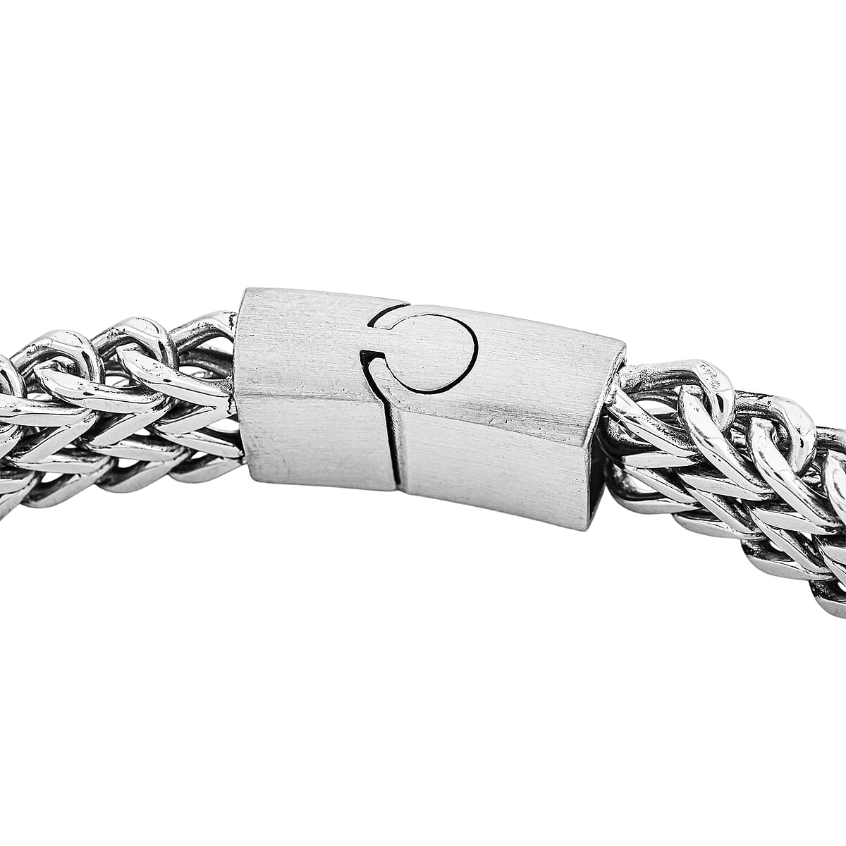 Dogtag Chain Bracelet in Stainless Steel (8.00 In) image number 4