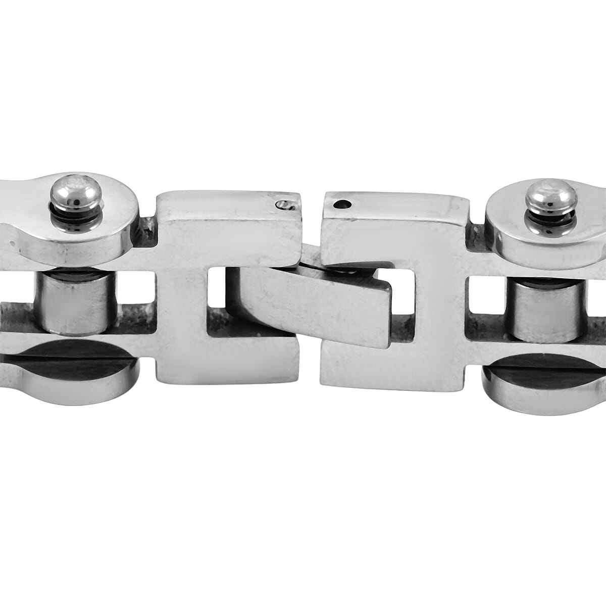 Bicycle Chain Bracelet in Stainless Steel (9.00 In) image number 4