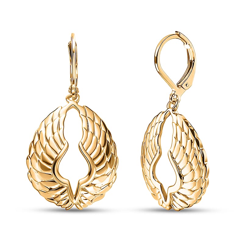 EverTrue Bronzella Collection Wing Earrings 18K YG Plated Bronze