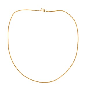 Spiga Chain Necklace in 23K Yellow Gold 3.8 Grams 18 Inches