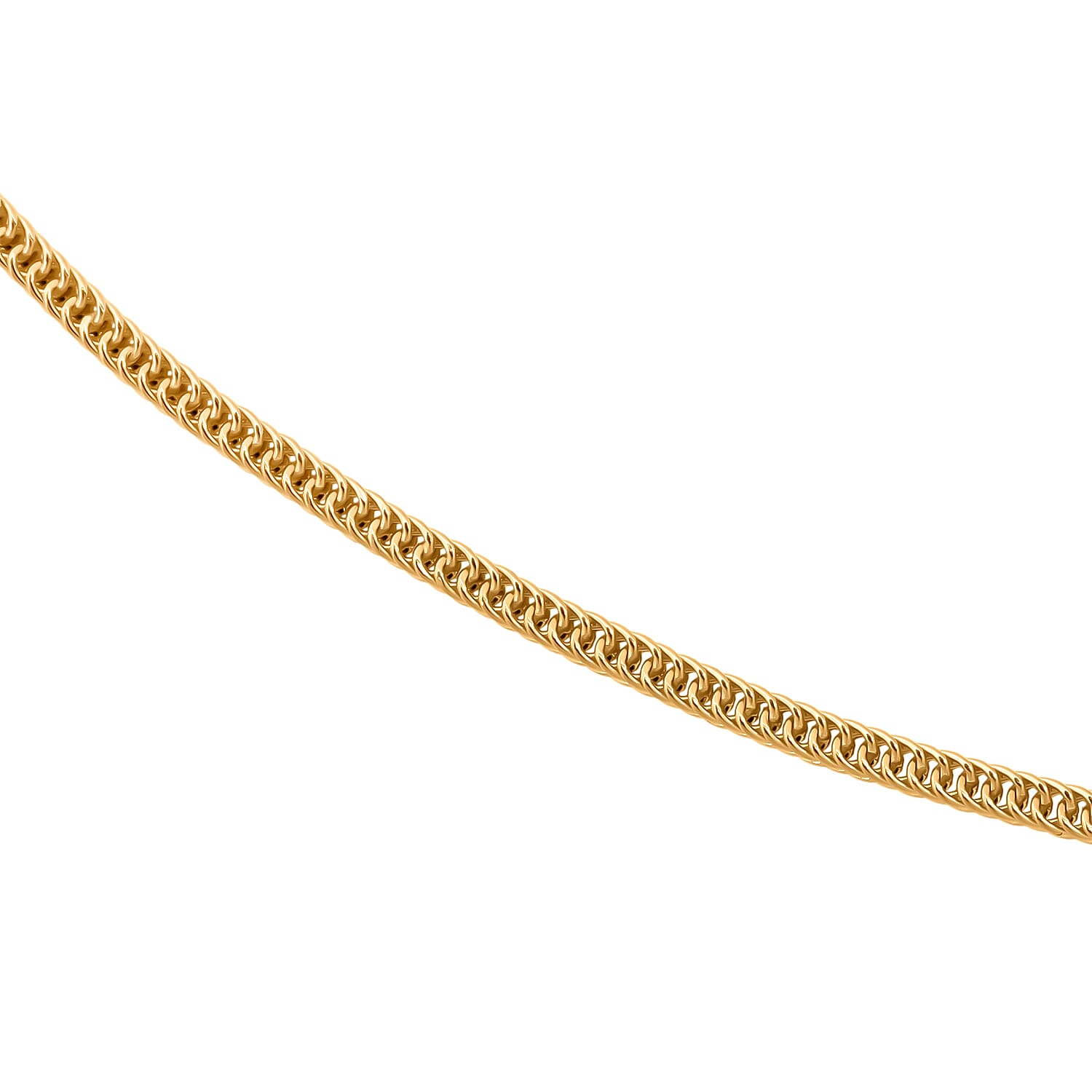 Spiga Chain Necklace in 23K Yellow Gold 3.8 Grams 18 Inches