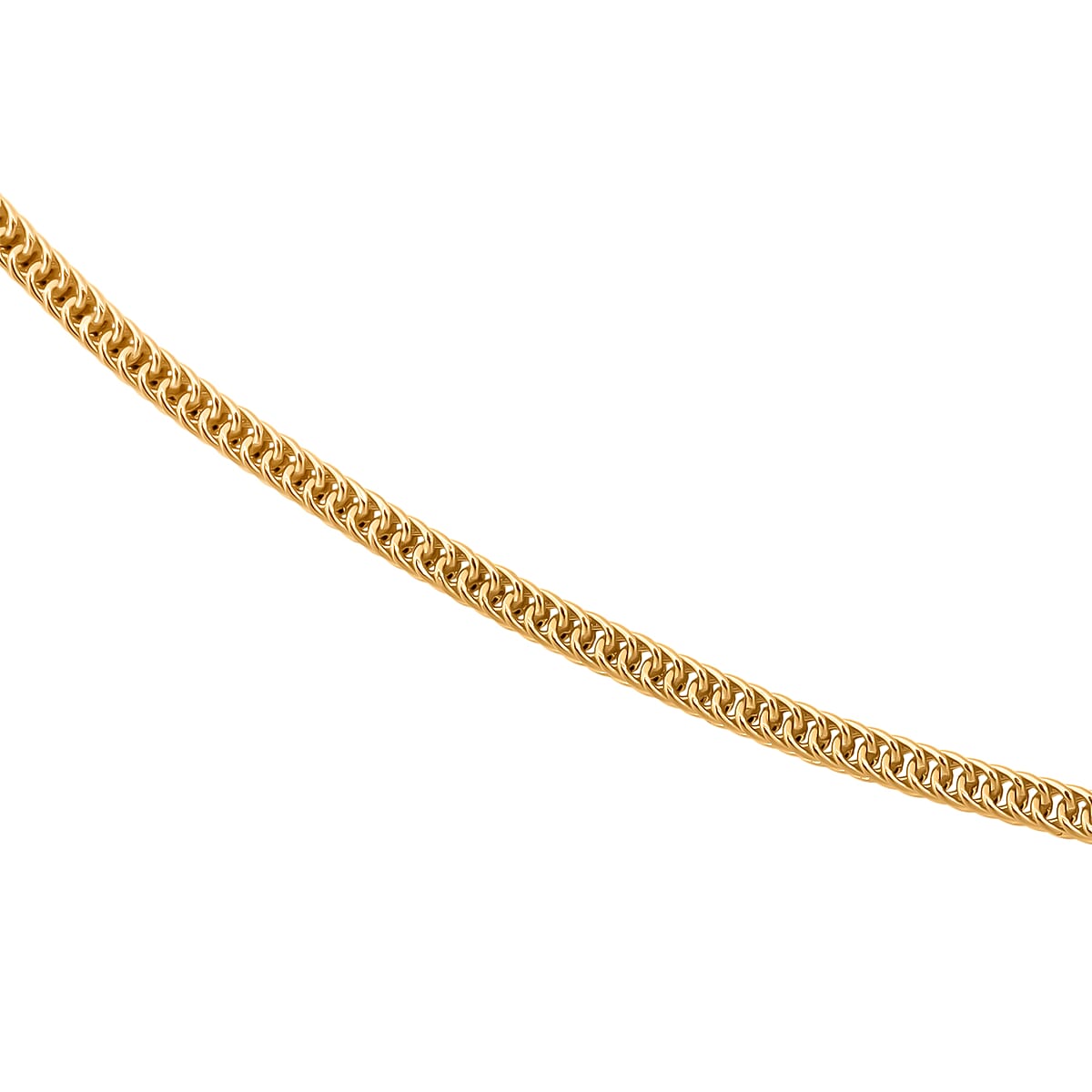 Spiga Chain Necklace in 23K Yellow Gold 3.8 Grams 18 Inches image number 3