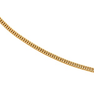 Spiga Chain Necklace in 23K Yellow Gold 3.8 Grams 18 Inches