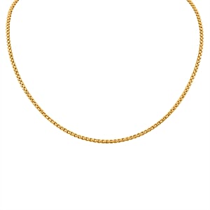 TLV Belcher Chain Necklace in 23K Yellow Gold 3.8 Grams 17 Inches