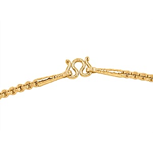TLV Belcher Chain Necklace in 23K Yellow Gold 3.8 Grams 17 Inches