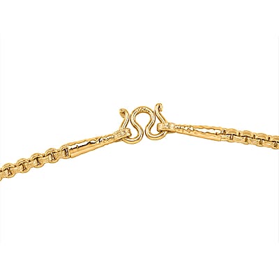 Belcher Chain Necklace in 23K Yellow Gold 3.8 Grams 18 Inches