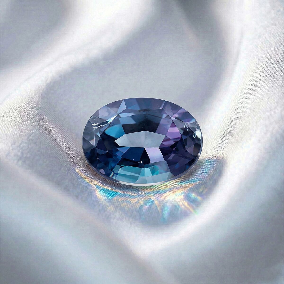 Chairman Vault Collection Certified and Appraised AAAA Brazilian Alexandrite (Ovl Free Size) 0.71 ctw image number 1