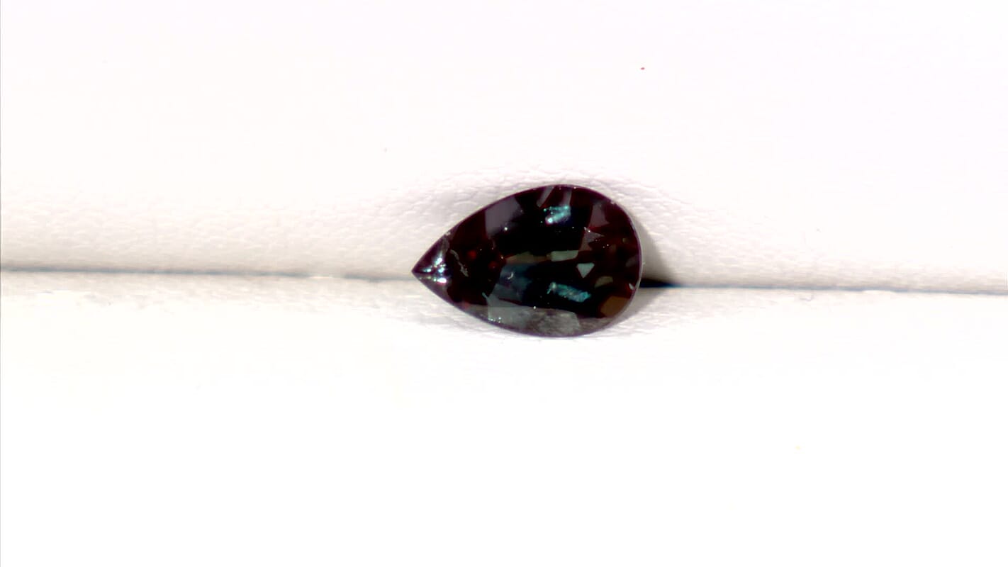 Chairman Vault Collection Certified and Appraised AAAA Brazilian Alexandrite (Pear Free Size) 0.72 ctw