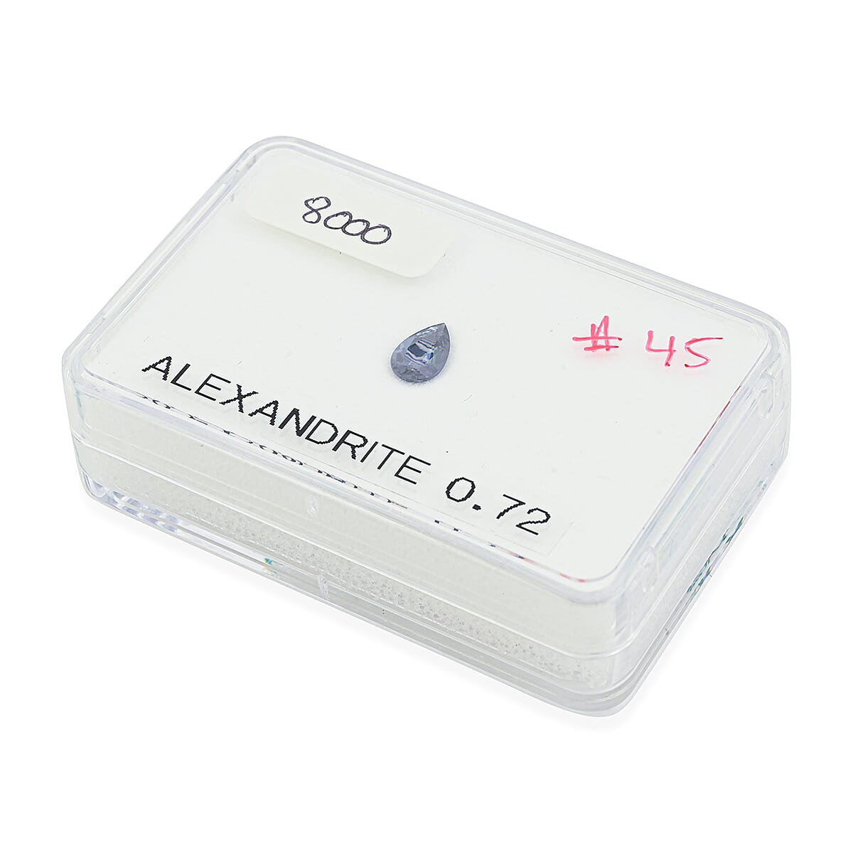 Chairman Vault Collection Certified and Appraised AAAA Brazilian Alexandrite (Pear Free Size) 0.72 ctw image number 4