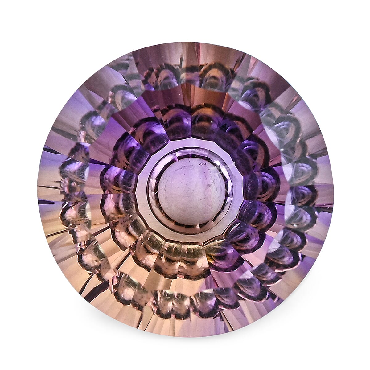 AAAA Anahi Ametrine Fire Flame Cut (Rnd 17 mm) 15.00 ctw