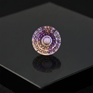 Limited Edition AAAA Anahi Ametrine Fire Flame Cut (Rnd 17 mm) 15.00 ctw
