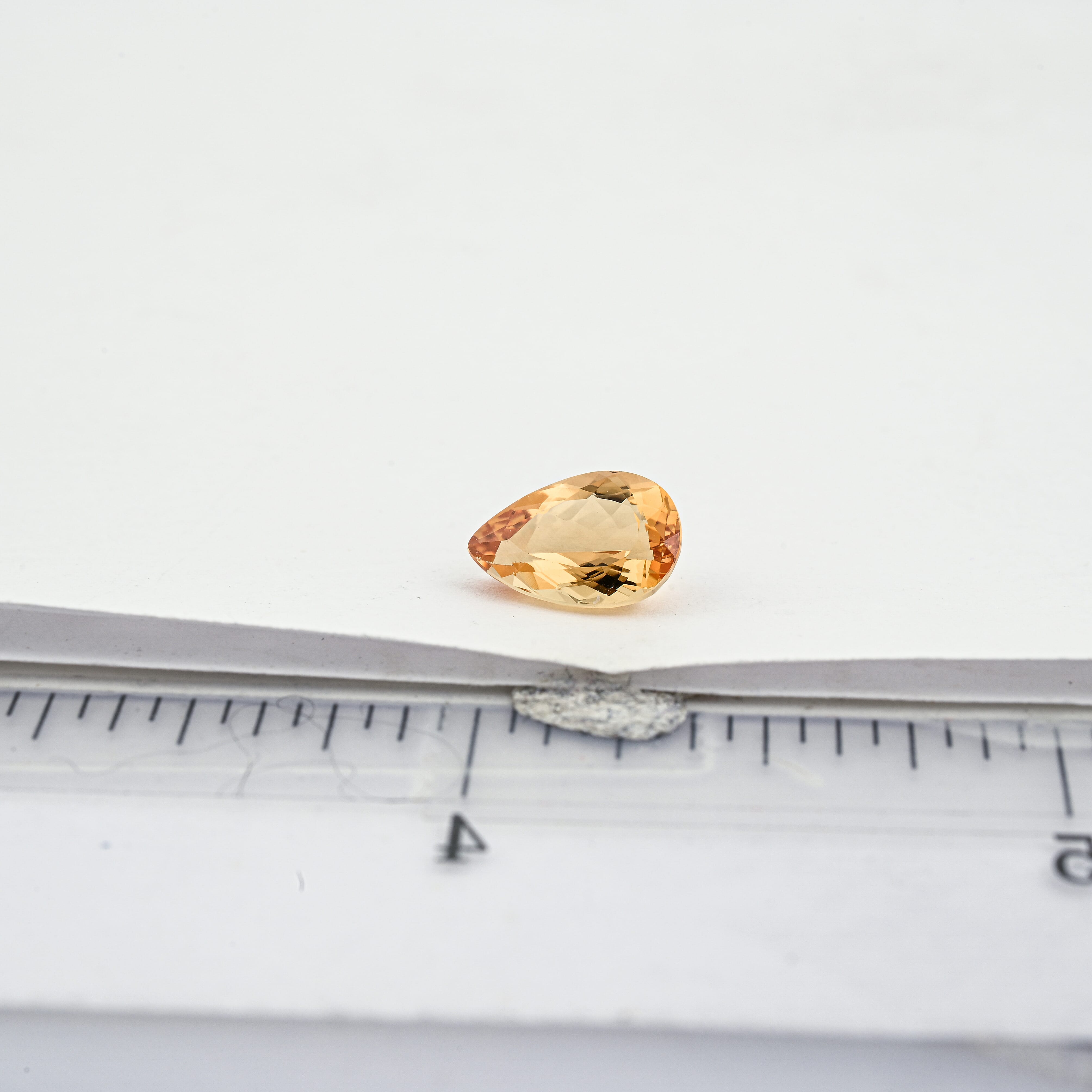 AAAA Imperial Topaz (Pear Free Size) 2.00 ctw