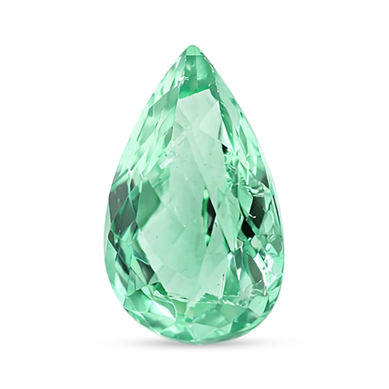 Certified and Appraised AAAA Paraiba Tourmaline (Pear Free Size) 1.00 ctw