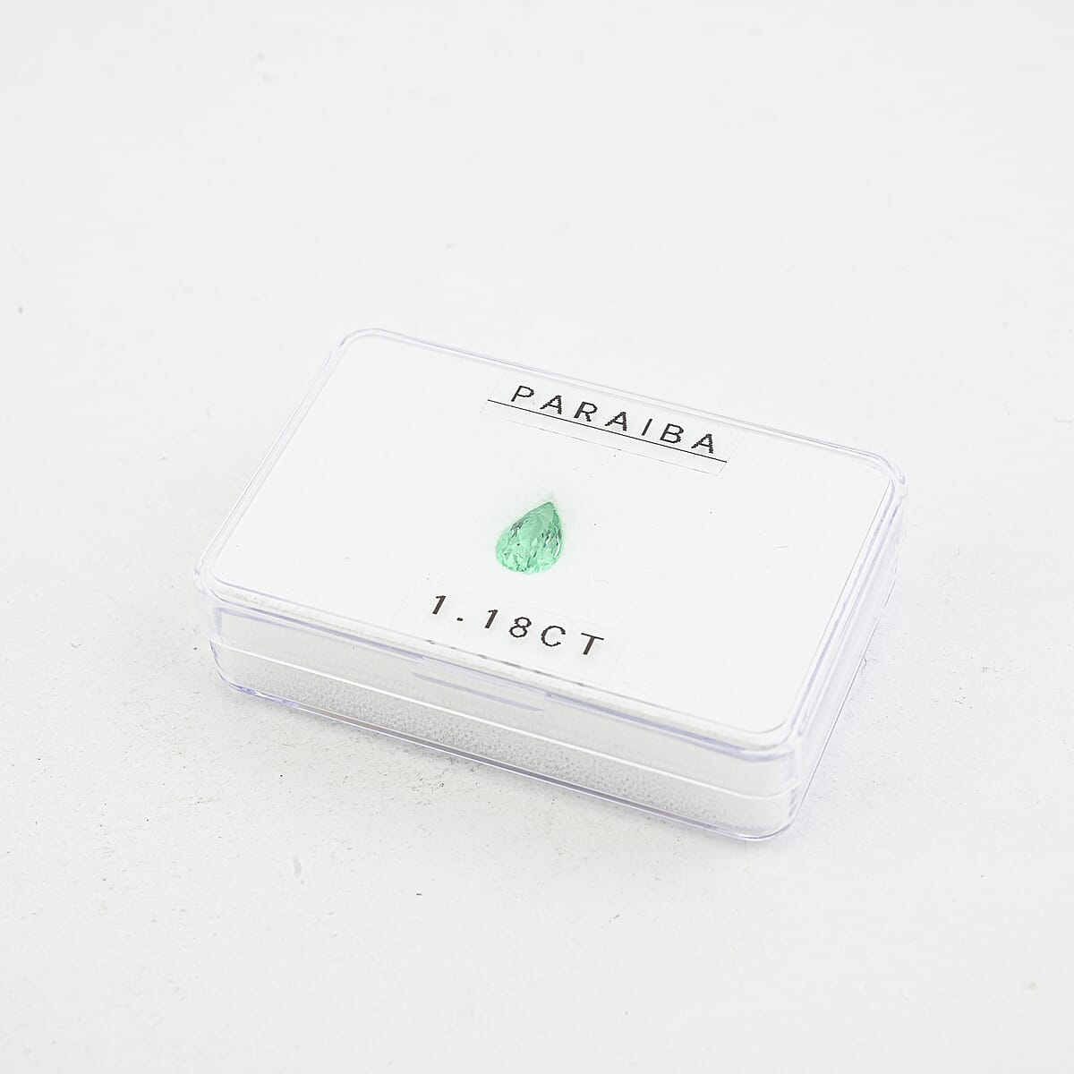 Certified & Appraised AAAA Paraiba Tourmaline (Pear Free Size) With Free Paraiba Book 1.00 ctw image number 4