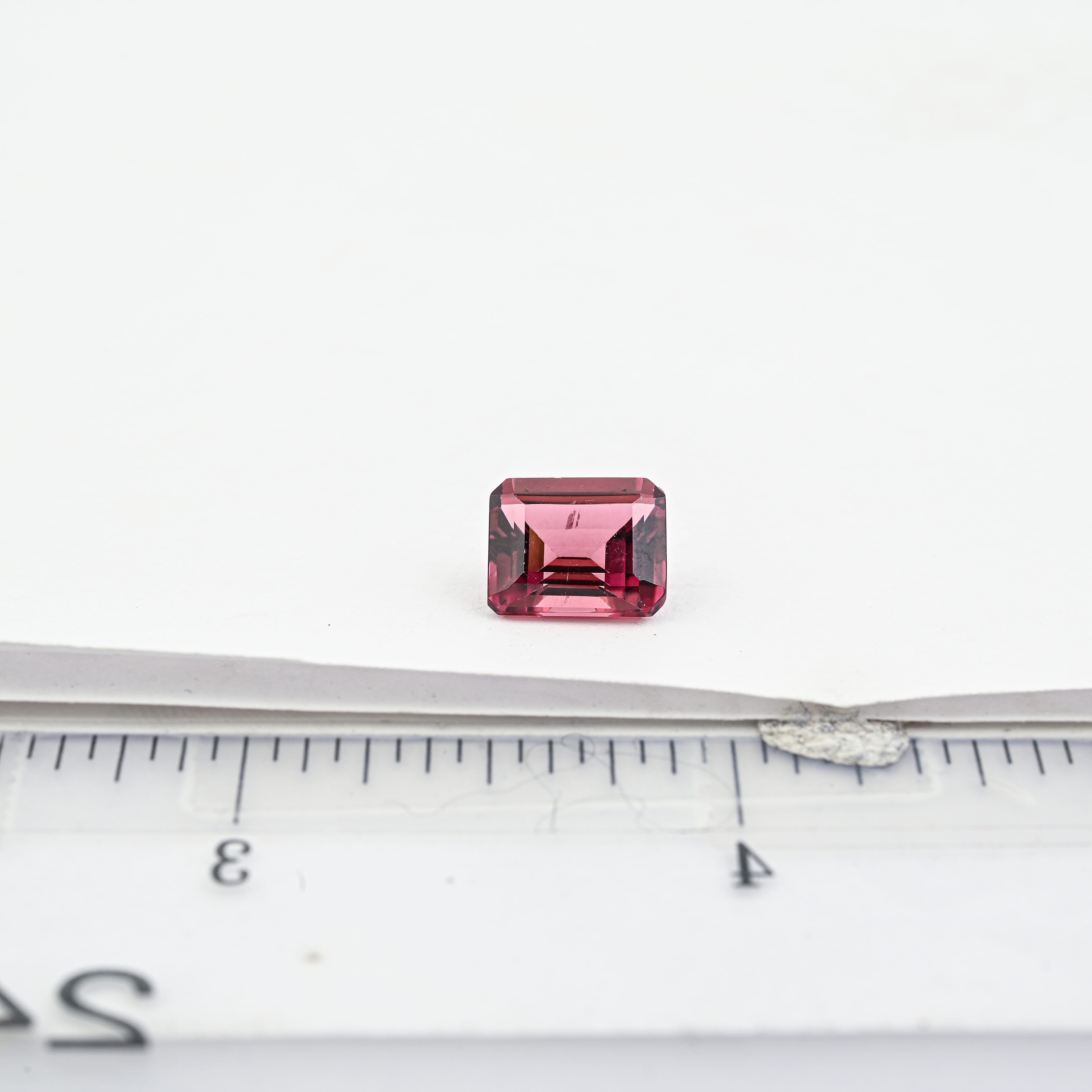 Certified and Appraised AAAA Ouro Fino Rubellite (Oct Free Size) 3.00 ctw