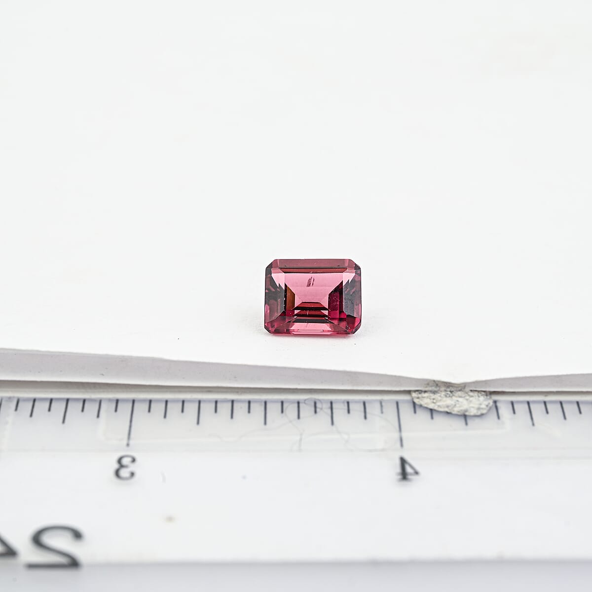 Certified & Appraised AAAA Ouro Fino Rubellite (Oct Free Size) 3.00 ctw image number 4