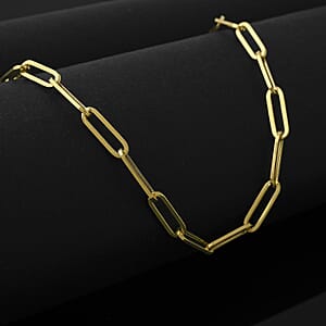 4.50mm Paperclip Necklace in 14K Yellow Gold 5.80 Grams 20 Inches 