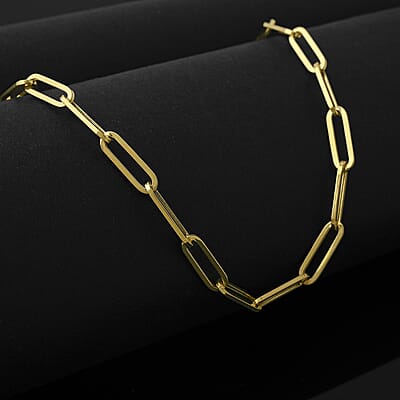 4.50mm Paperclip Necklace in 14K Yellow Gold 5.80 Grams 20 Inches