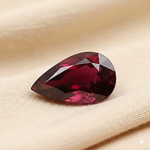 Rare Find Certified & Appraised Chairman Collection AAAA Natural Montepeuz Ruby (Pear Free Size) 3.14 ctw