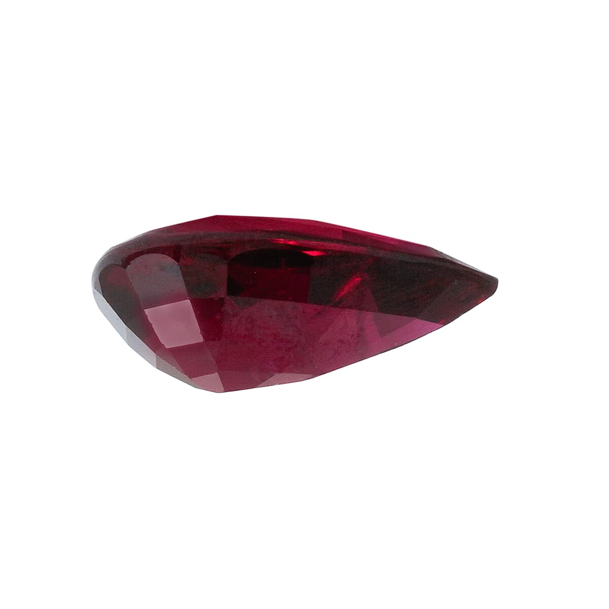 Rare Find Certified & Appraised Chairman Collection AAAA Natural Montepeuz Ruby (Pear Free Size) 3.14 ctw image number 2