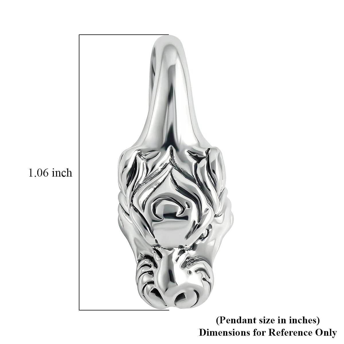 D'Joy Bali Legacy Panther Pendant without Chain in Sterling Silver 5.09 Grams image number 5