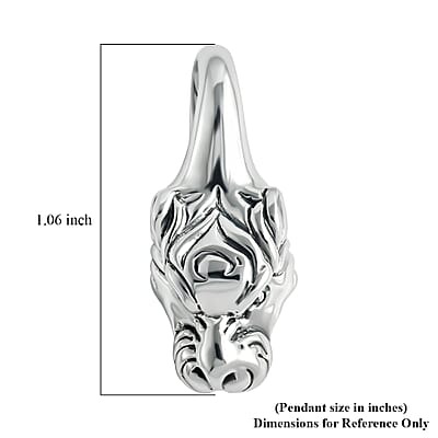 D'Joy Bali Legacy Panther Pendant without Chain in Sterling Silver 5.09 Grams
