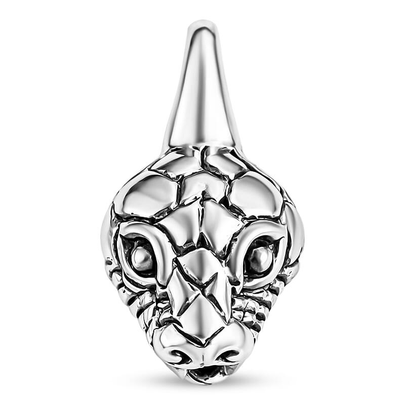 D'Joy Bali Legacy Snake Pendant without Chain in Sterling Silver 5.55 Grams
