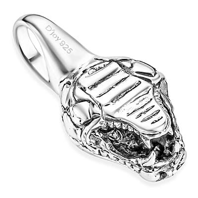 D'Joy Bali Legacy Snake Pendant without Chain in Sterling Silver 5.55 Grams
