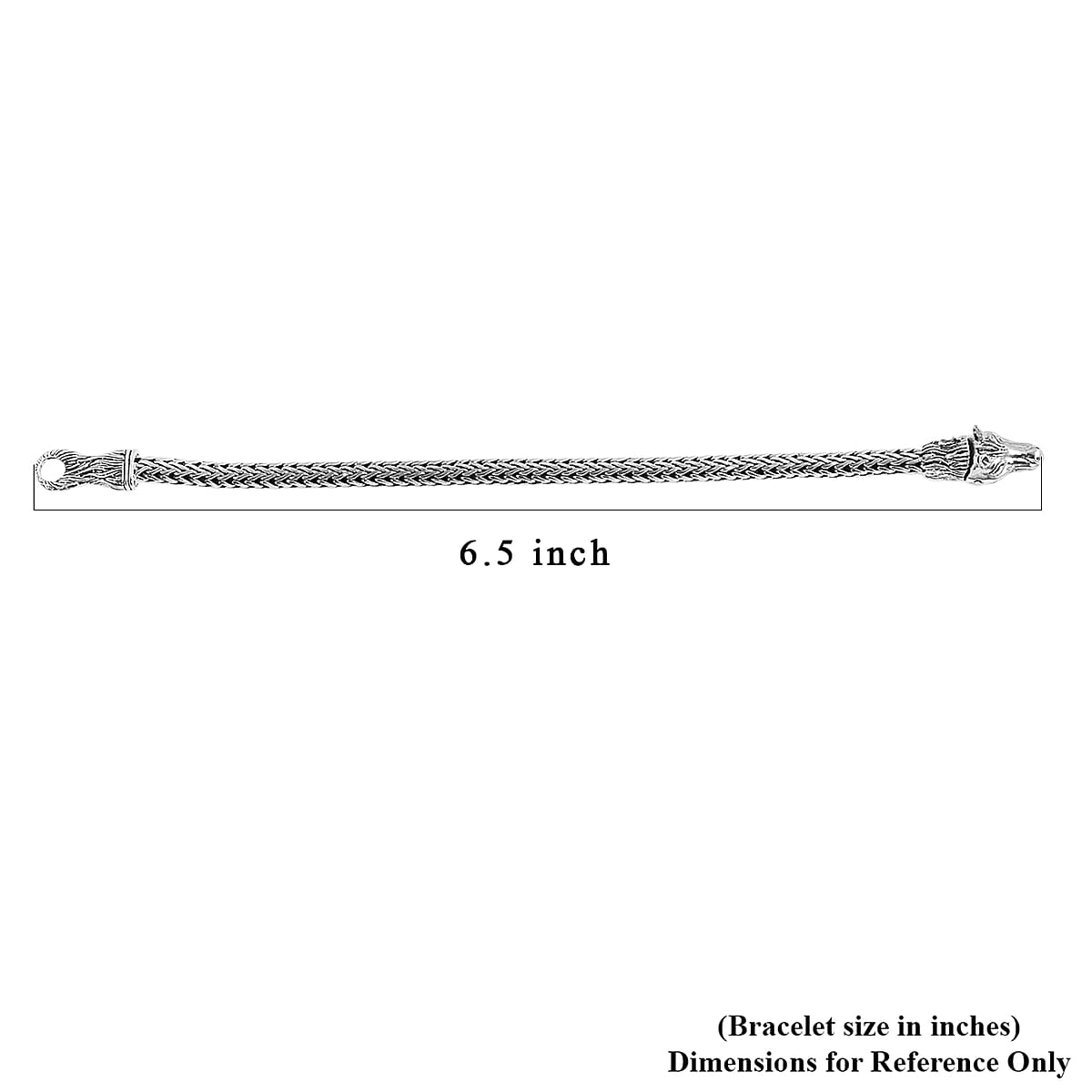 D'Joy Bali Legacy Horse Bracelet in Sterling Silver (6.50 In) 19.25 Grams image number 5