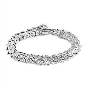 D'Joy Bali Legacy Eagle Bracelet in Sterling Silver (6.50 In) 40.25 Grams