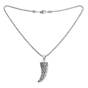 D'Joy Bali Legacy Padian Chain Necklace in Sterling Silver 16.15 Grams (18 Inches)