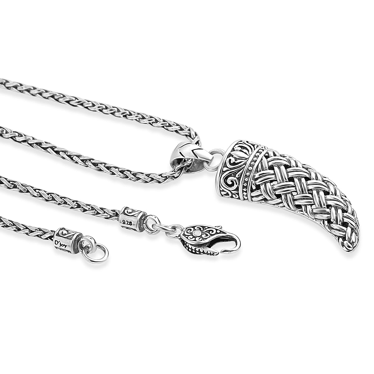 D'Joy Bali Legacy Padian Chain Necklace in Sterling Silver 16.15 Grams (18 Inches) image number 3