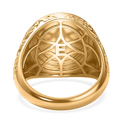 EverTrue Bronzella Collection Sailing Ship Men's Ring in 18K YG Plated Bronze (Size 9.0)