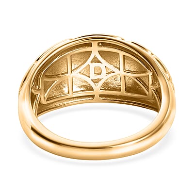 D'Joy Pebbles Ring in 18K Vermeil Yellow Gold Over Sterling Silver (Size 10.0) 6.70 Grams
