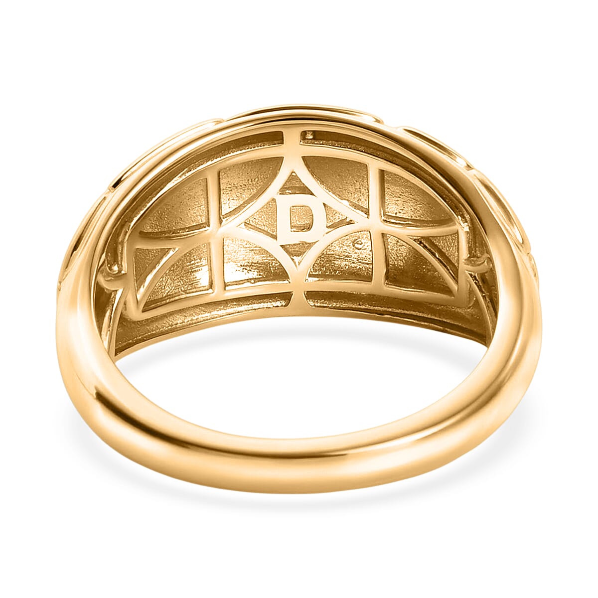 D'Joy Pebbles Ring in 18K Vermeil Yellow Gold Over Sterling Silver (Size 8.0) 6.70 Grams image number 4