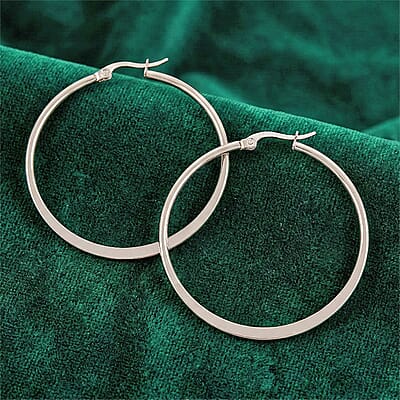 Hoop Earrings in Stainless Steel