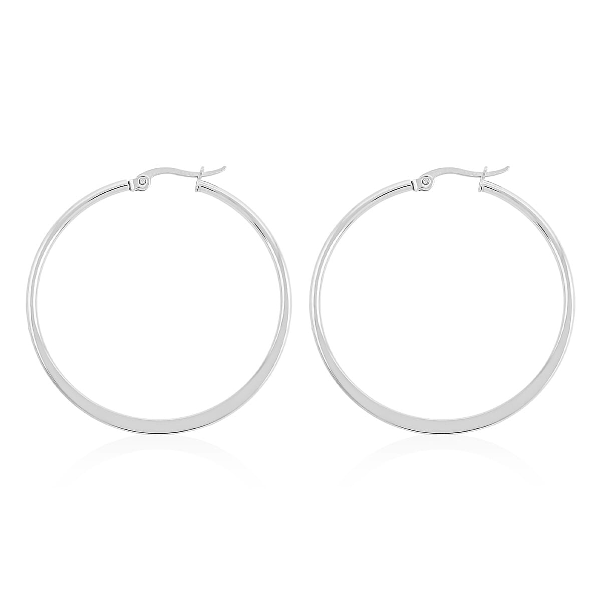Hoop Earrings in Stainless Steel image number 3