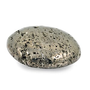 Pyrite Palm Stone - Golden