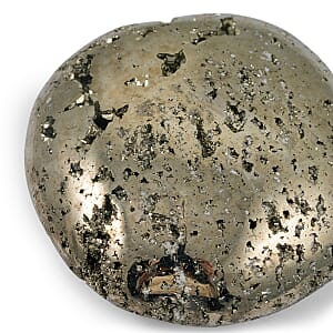 Pyrite Palm Stone - Golden
