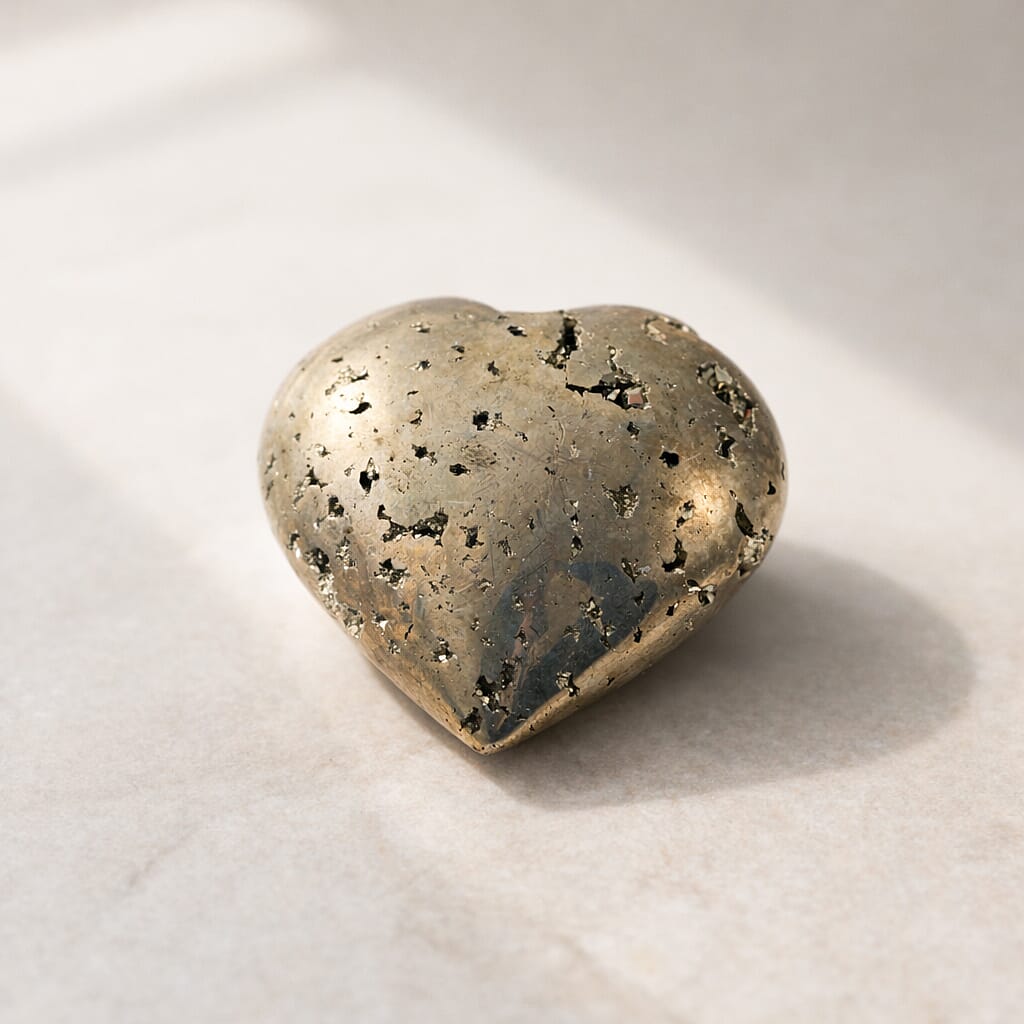 Pyrite Heart Small 527 ctw