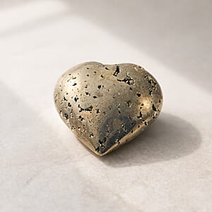 Pyrite Heart - Golden