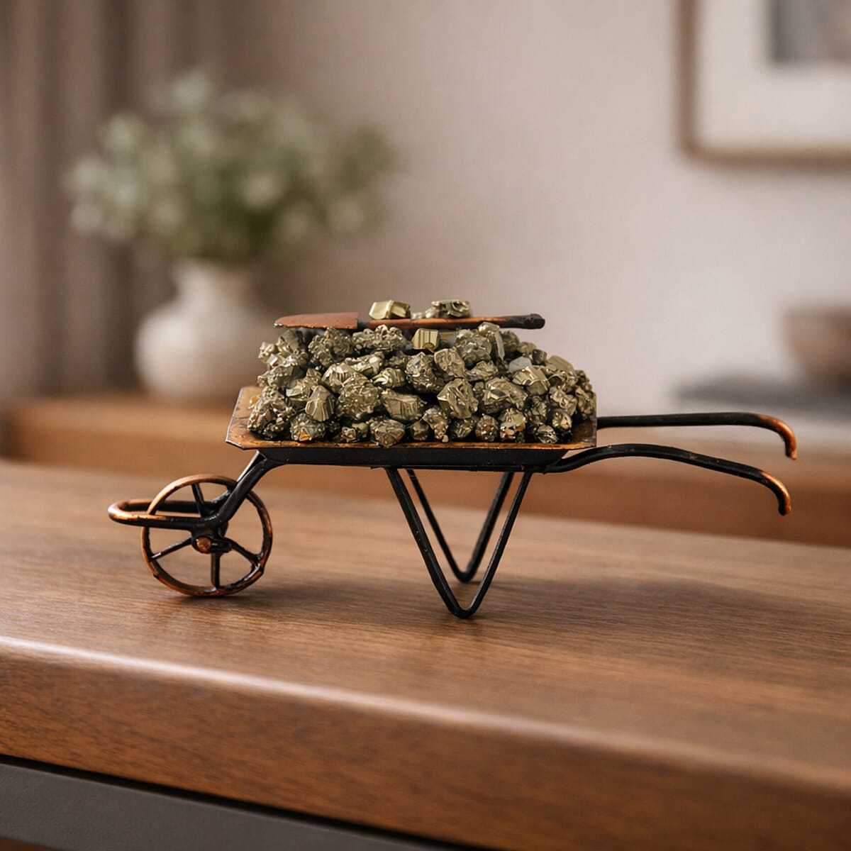 Pyrite Wheelbarrow - Golden image number 1