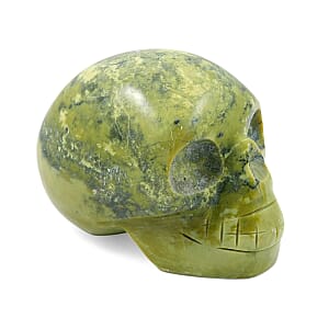 Serpentine Skull - Green