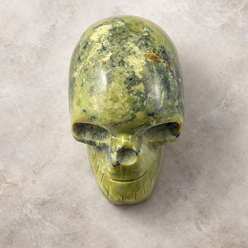 Serpentine Skull Small 2408 ctw
