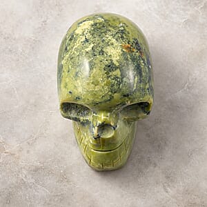 Serpentine Skull - Green