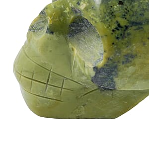 Serpentine Skull - Green