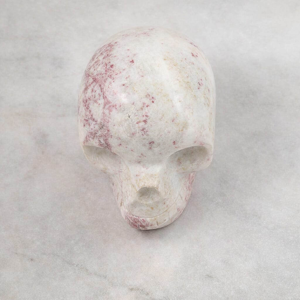 Cinnabrite Skull Small 2395 ctw
